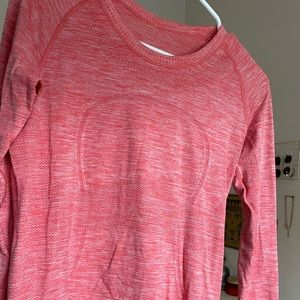 Lululemon Pink Swiftly Long Sleeve Top